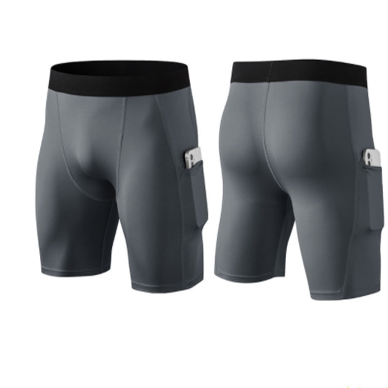 Men's PRO Tight Gym Shorts With Pockets Sports