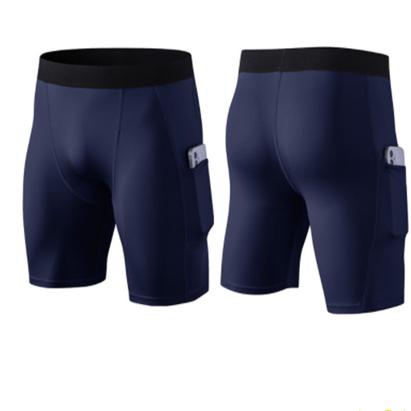 Men's PRO Tight Gym Shorts With Pockets Sports