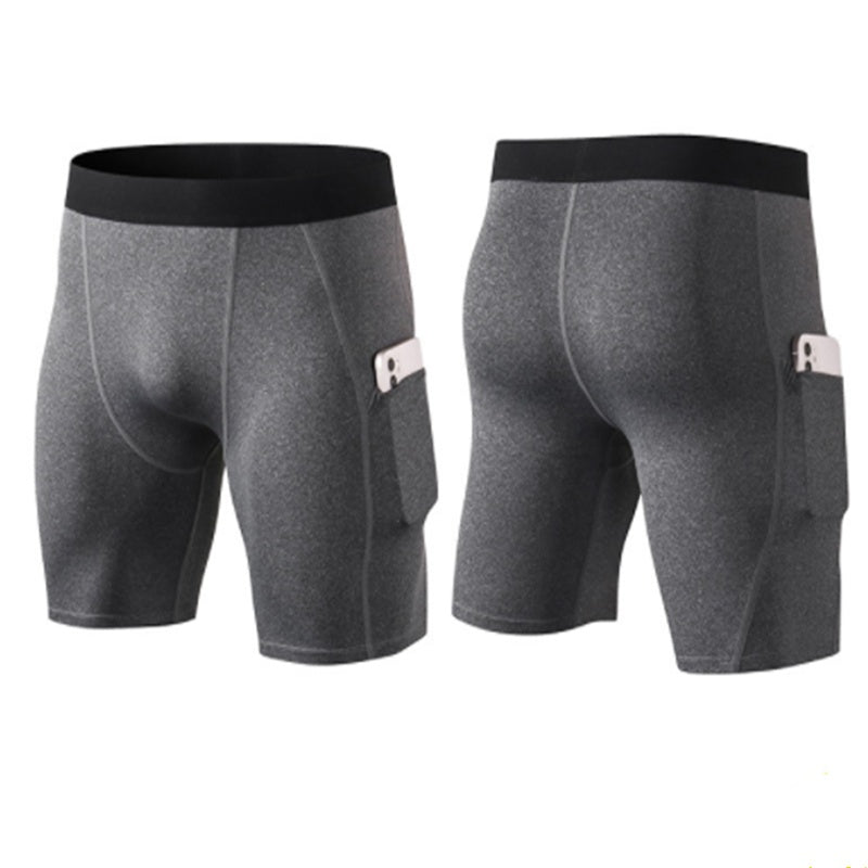 Men's PRO Tight Gym Shorts With Pockets Sports